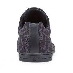 Fendi Tech Fabric Low-Top Sneakers Gray -herresko-sneakers Salg unnamed file 1019