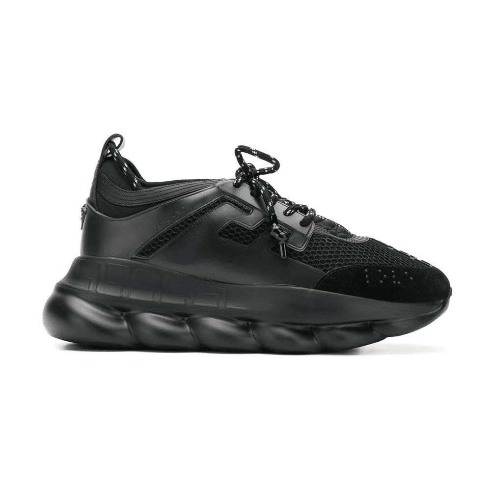 Versace Chain Reaction Sneakers Black 3 Versace Chain Reaction Sneakers Black