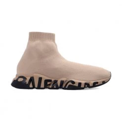 Balenciaga Logo-Print Speed Sneakers Beige -herresko-sneakers Salg unnamed file 1155
