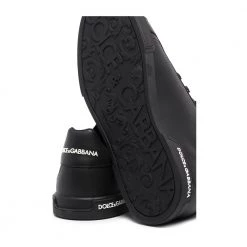 Dolce & Gabbana Portofino Nappa Sneakers Black -herresko-sneakers Salg unnamed file 1220