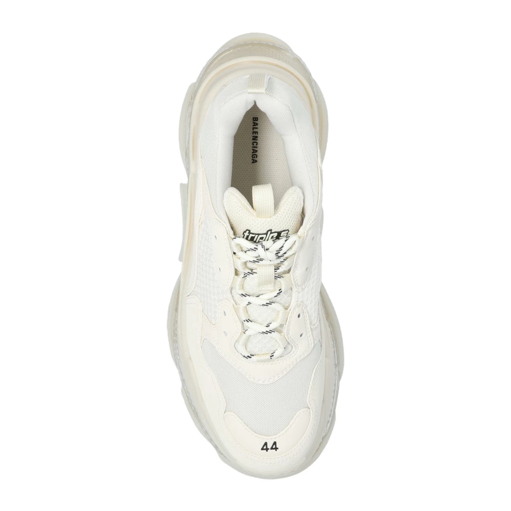 Balenciaga Triple S Lace-up Sneakers White 8 Balenciaga Triple S Lace-up Sneakers White - Bilde 6