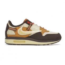 Nike AIR MAX 1 TRAVIS SCOTT CACTUS JACK BAROQUE BROWN SNEAKERS Brown -herresko-sneakers Salg unnamed file 1718