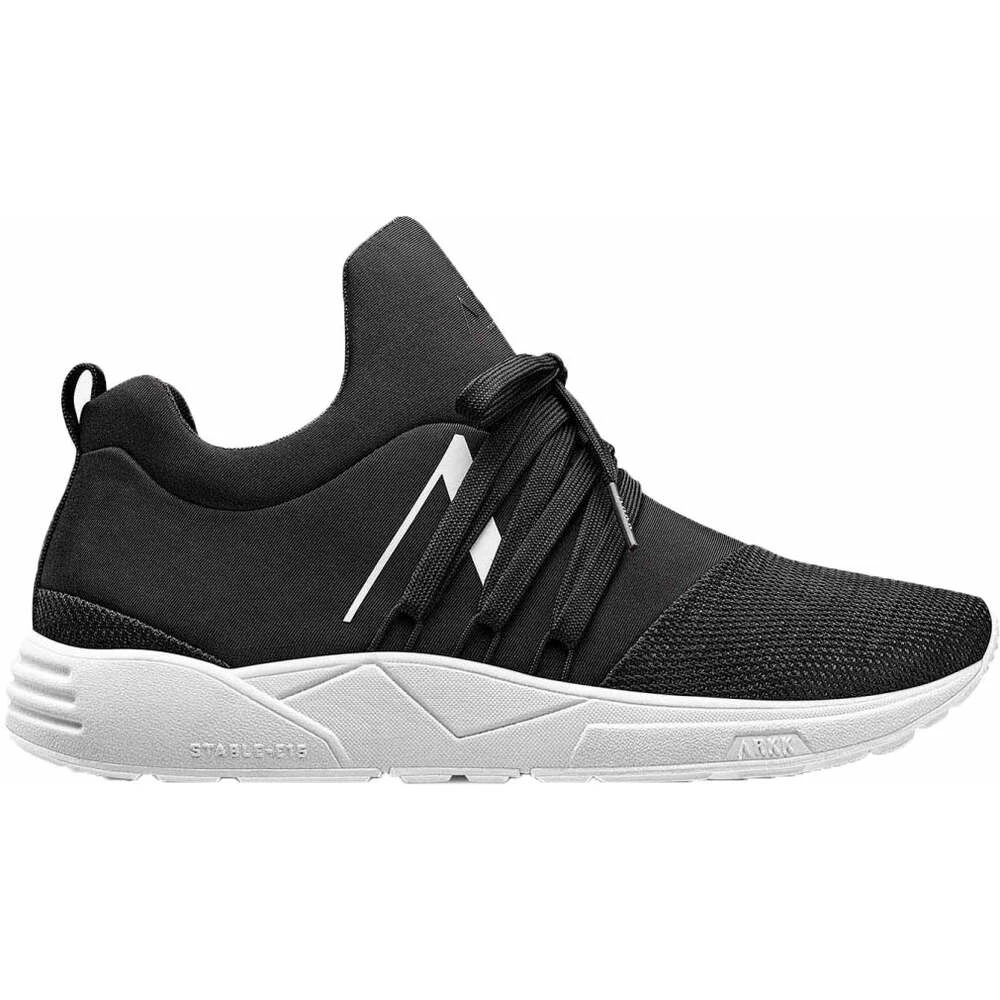 Arkk Copenhagen Raven Mesh PET S-E15 - Jet Black White - Men - Men Black 3 Arkk Copenhagen Raven Mesh PET S-E15 - Jet Black White - Men - Men Black