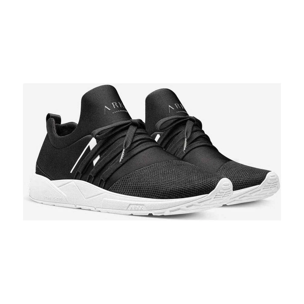 Arkk Copenhagen Raven Mesh PET S-E15 - Jet Black White - Men - Men Black 4 Arkk Copenhagen Raven Mesh PET S-E15 - Jet Black White - Men - Men Black - Bilde 2