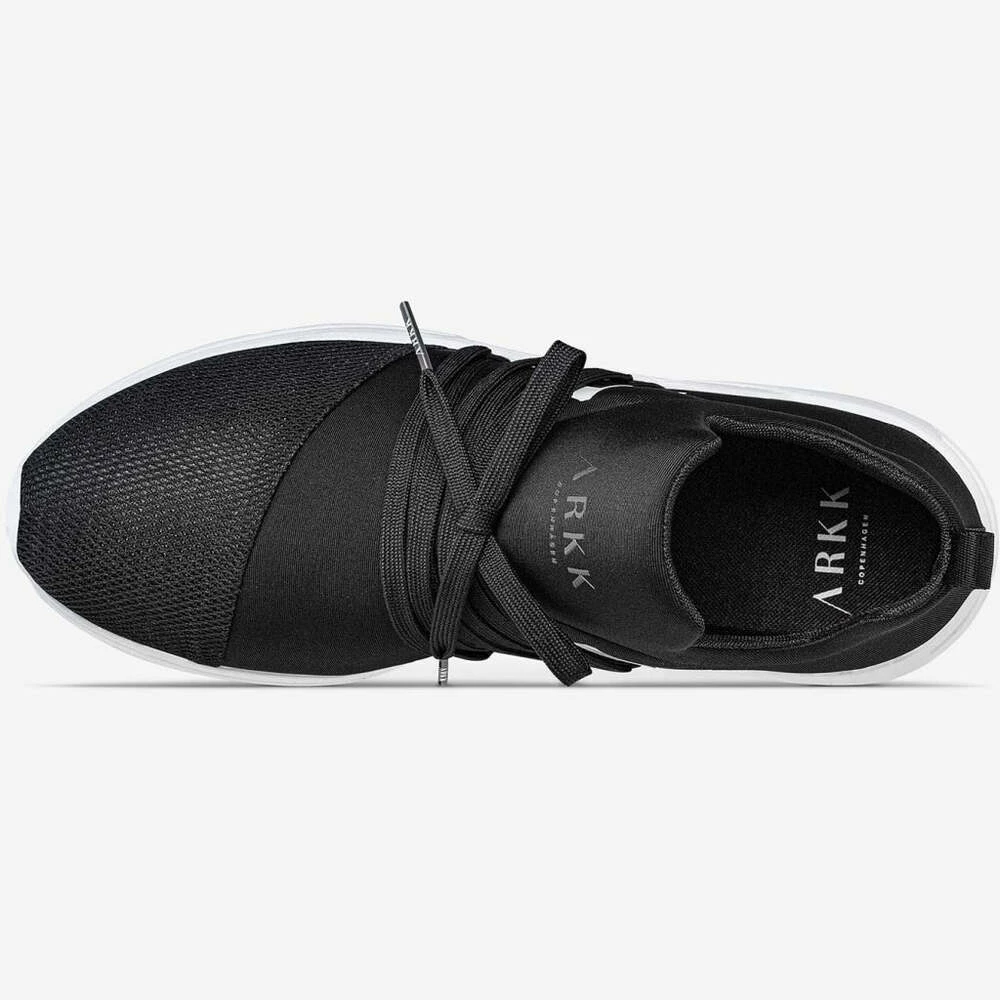 Arkk Copenhagen Raven Mesh PET S-E15 - Jet Black White - Men - Men Black 6 Arkk Copenhagen Raven Mesh PET S-E15 - Jet Black White - Men - Men Black - Bilde 4