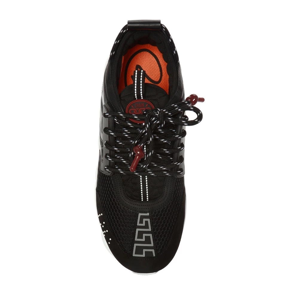 Versace Chain Reaction Sneakers Black 7 Versace Chain Reaction Sneakers Black - Bilde 5