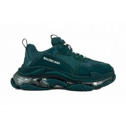 Balenciaga Triple S Clear Sole Sneakers Green