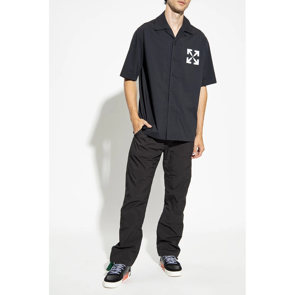 Off White High Top Vulcanized Sneakers Black 8 Off White High Top Vulcanized Sneakers Black - Bilde 6