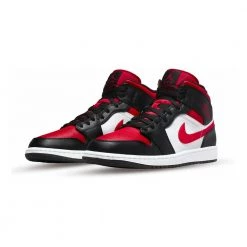 Jordan Air 1 Mid Alternate Bred Toe Red