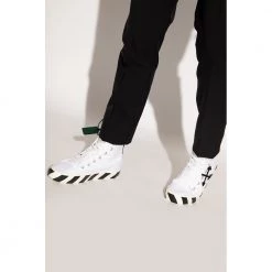 Off White Mid Top Vulcanized Sneakers White -herresko-sneakers Salg unnamed file 2584