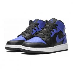 Air Jordan 1 Mid Hyper Royal (GS) Blue -herresko-sneakers Salg unnamed file 2621