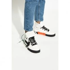 Off White Vulcanized High-Top Sneakers White -herresko-sneakers Salg unnamed file 2630