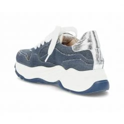 DENIM BLÅ M/SØLV LAURA BELLARIVA JOGGESKO Blue -herresko-sneakers Salg unnamed file 2707