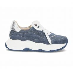 DENIM BLÅ M/SØLV LAURA BELLARIVA JOGGESKO Blue -herresko-sneakers Salg unnamed file 2708