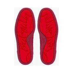 Christian Louboutin Louis Orlato High-Top Sneakers Red -herresko-sneakers Salg unnamed file 271