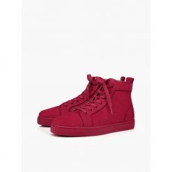 Christian Louboutin Louis Orlato High-Top Sneakers Red -herresko-sneakers Salg unnamed file 272