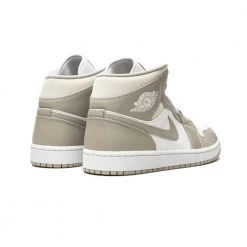 Jordan Air 1 Mid Linen Sneakers Beige
