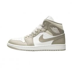 Jordan Air 1 Mid Linen Sneakers Beige -herresko-sneakers Salg unnamed file 2796