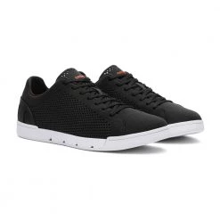 SWIMS Svart Tennis Low-Top Sneakers Black -herresko-sneakers Salg unnamed file 402