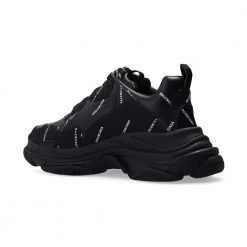 Balenciaga Triple S Allover Logo Sneakers Black 12 Balenciaga Triple S Allover Logo Sneakers Black -herresko-sneakers Salg unnamed file 516