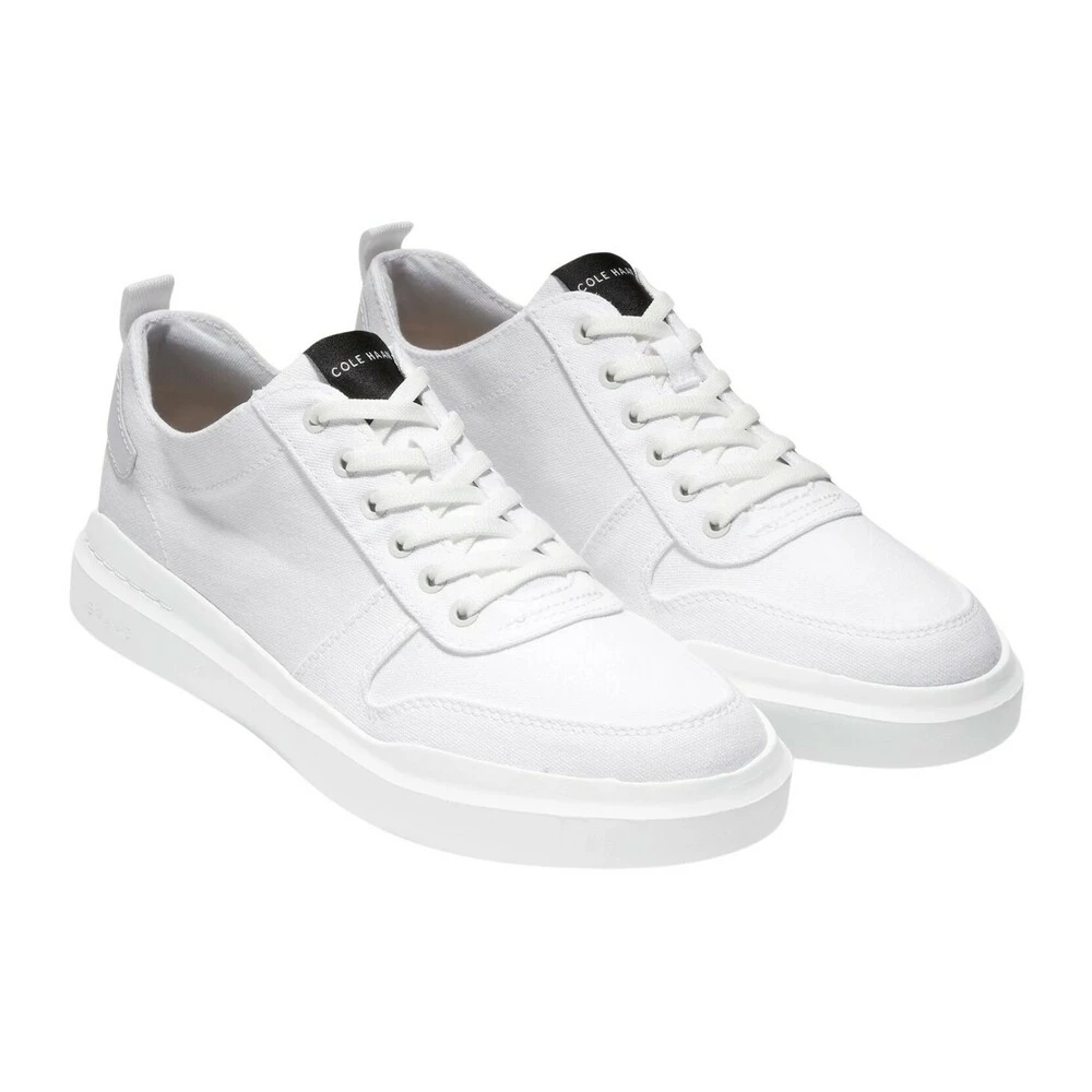 Cole Haan Logo-Print Low-Top Sneakers White 4 Cole Haan Logo-Print Low-Top Sneakers White - Bilde 2