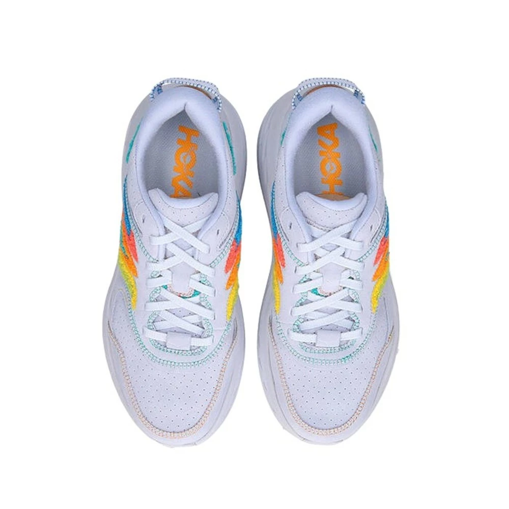 Hoka One One Bondi L Embroidery Sneakers Gray 3 Hoka One One Bondi L Embroidery Sneakers Gray